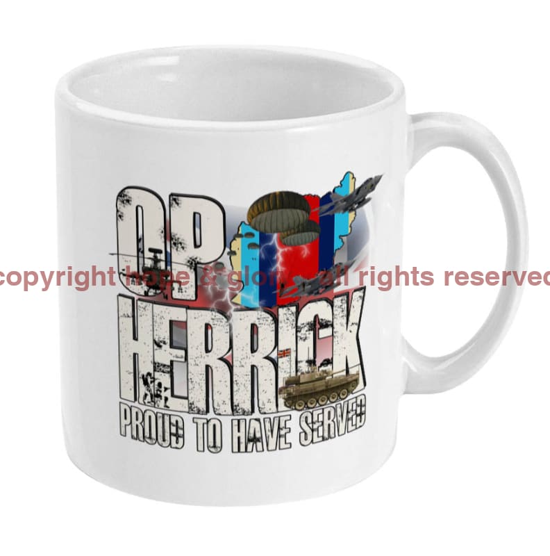 OP HERRICK Proud Veteran Ceramic Mug - Precision Military Emblems