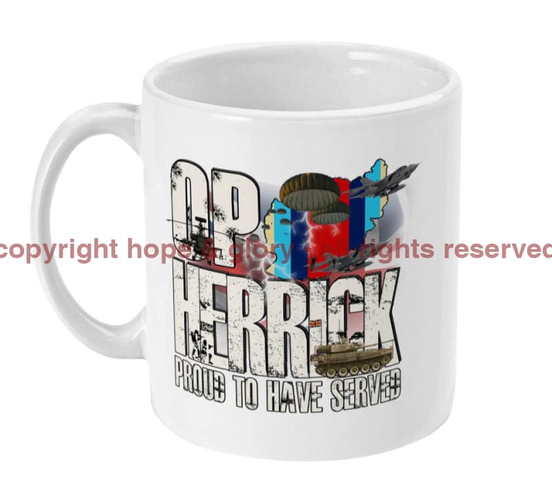 OP HERRICK Proud Veteran Ceramic Mug - Precision Military Emblems