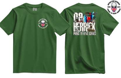 OP Herrick Veteran Double Side Printed T-Shirt - Precision Military Emblems