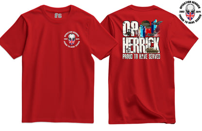 OP Herrick Veteran Double Side Printed T-Shirt - Precision Military Emblems