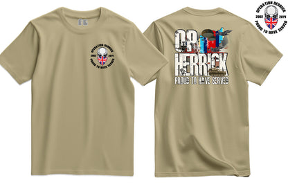 OP Herrick Veteran Double Side Printed T-Shirt - Precision Military Emblems