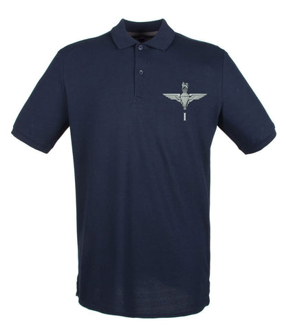 Parachute Regiment 1 PARA Embroidered Pique Polo Shirt - Precision Military Emblems