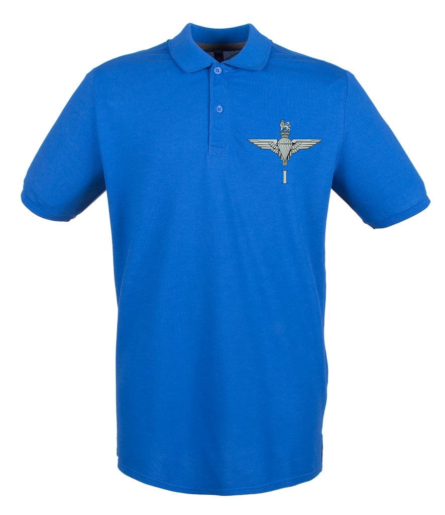 Parachute Regiment 1 PARA Embroidered Pique Polo Shirt - Precision Military Emblems