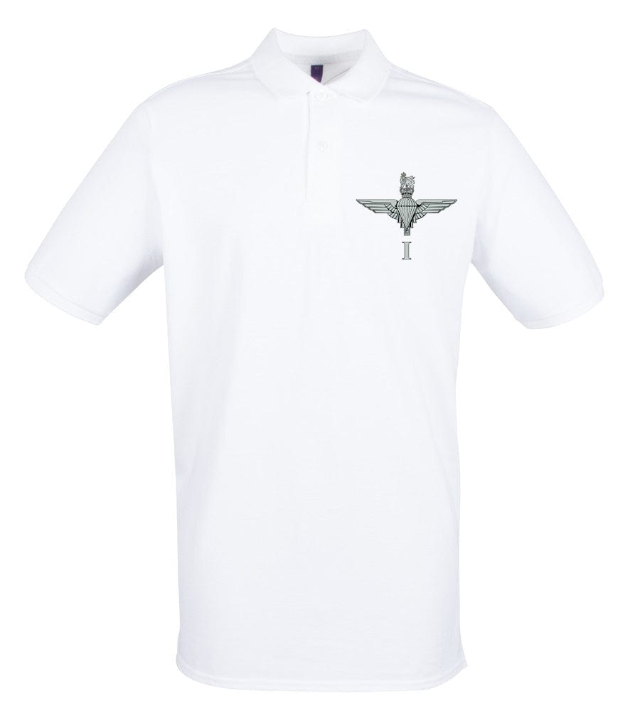 Parachute Regiment 1 PARA Embroidered Pique Polo Shirt - Precision Military Emblems