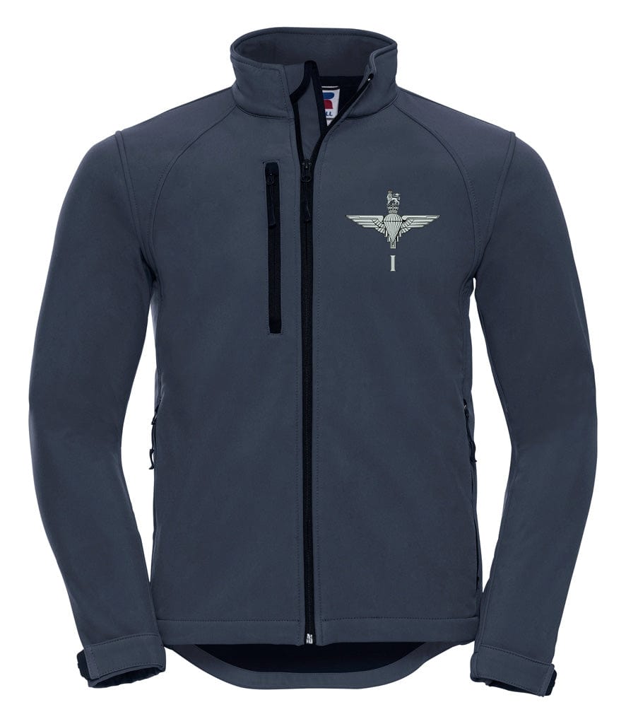 Parachute Regiment 1 PARA Embroidered 3 Layer Softshell Jacket - Precision Military Emblems