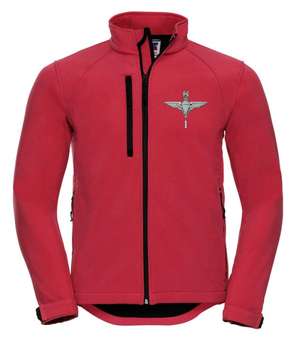 Parachute Regiment 1 PARA Embroidered 3 Layer Softshell Jacket - Precision Military Emblems