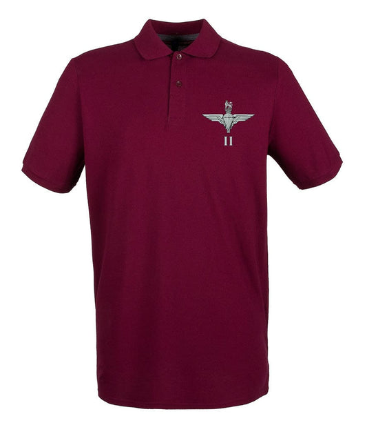 Parachute Regiment 2 PARA Embroidered Pique Polo Shirt - Precision Military Emblems