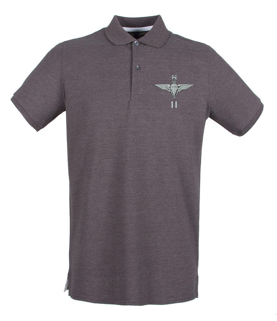 Parachute Regiment 2 PARA Embroidered Pique Polo Shirt - Precision Military Emblems