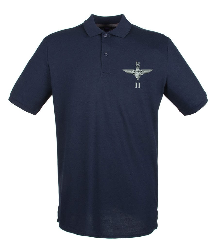 Parachute Regiment 2 PARA Embroidered Pique Polo Shirt - Precision Military Emblems
