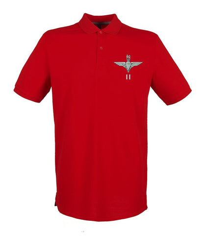 Parachute Regiment 2 PARA Embroidered Pique Polo Shirt - Precision Military Emblems