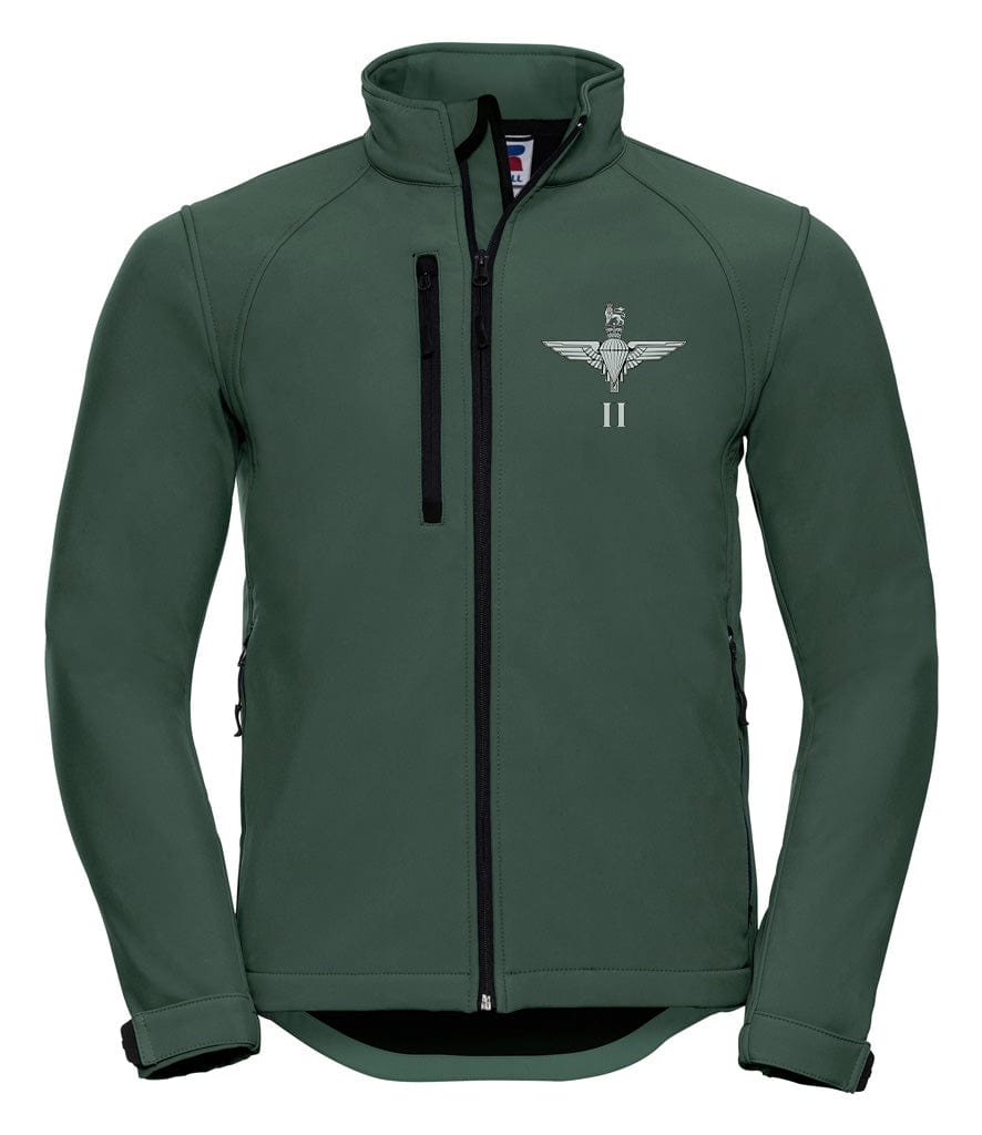 Parachute Regiment 2 PARA Embroidered 3 Layer Softshell Jacket - Precision Military Emblems