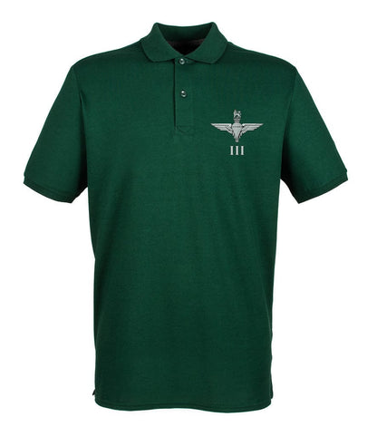 Parachute Regiment 3 PARA Embroidered Pique Polo Shirt - Precision Military Emblems