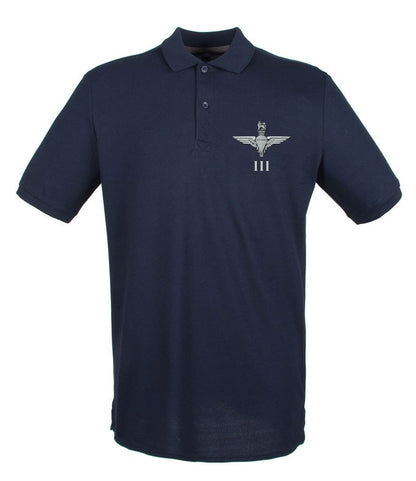 Parachute Regiment 3 PARA Embroidered Pique Polo Shirt - Precision Military Emblems