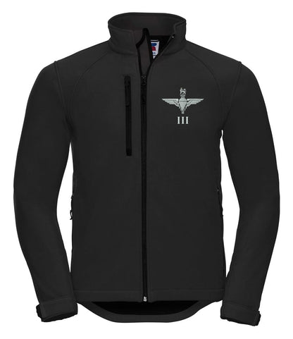 Parachute Regiment 3 PARA Embroidered 3 Layer Softshell Jacket - Precision Military Emblems