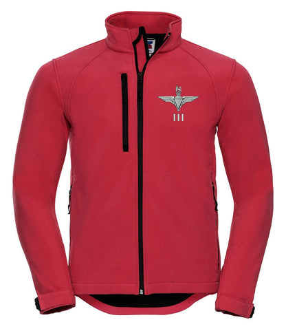 Parachute Regiment 3 PARA Embroidered 3 Layer Softshell Jacket - Precision Military Emblems