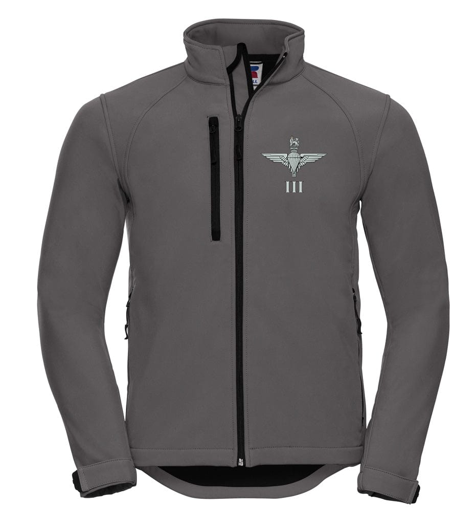 Parachute Regiment 3 PARA Embroidered 3 Layer Softshell Jacket - Precision Military Emblems