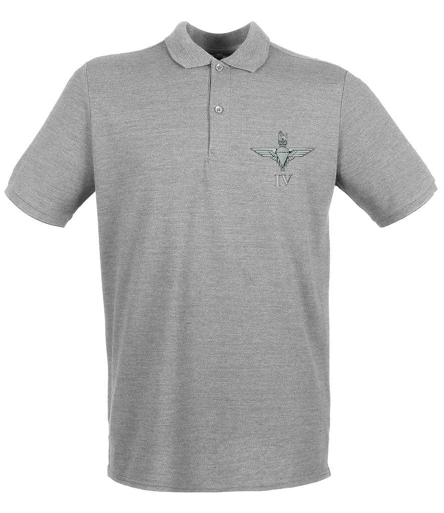 Parachute Regiment 4 PARA Embroidered Pique Polo Shirt - Precision Military Emblems
