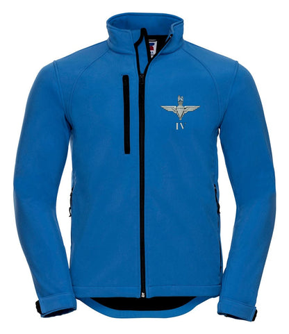 Parachute Regiment 4 PARA Embroidered 3 Layer Softshell Jacket - Precision Military Emblems