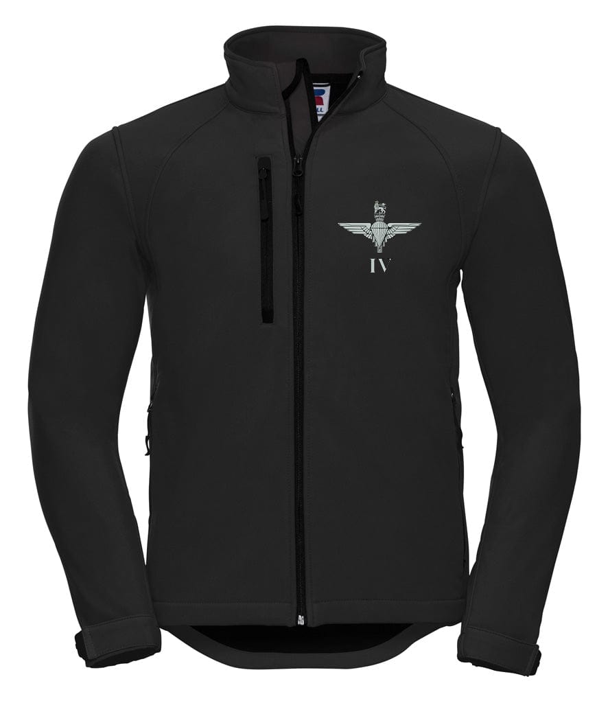 Parachute Regiment 4 PARA Embroidered 3 Layer Softshell Jacket - Precision Military Emblems