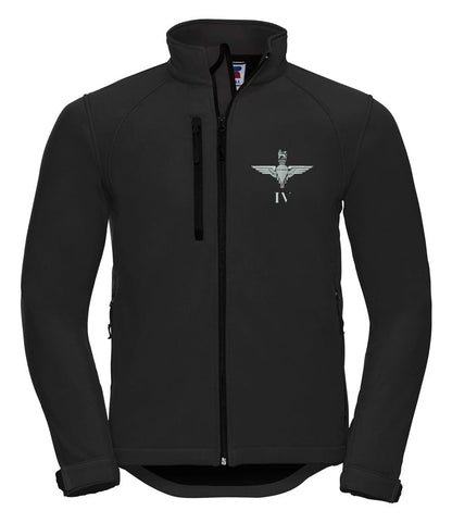 Parachute Regiment 4 PARA Embroidered 3 Layer Softshell Jacket - Precision Military Emblems