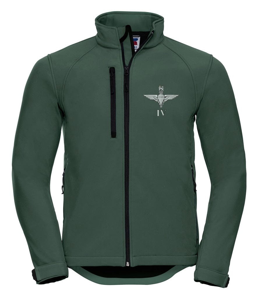 Parachute Regiment 4 PARA Embroidered 3 Layer Softshell Jacket - Precision Military Emblems