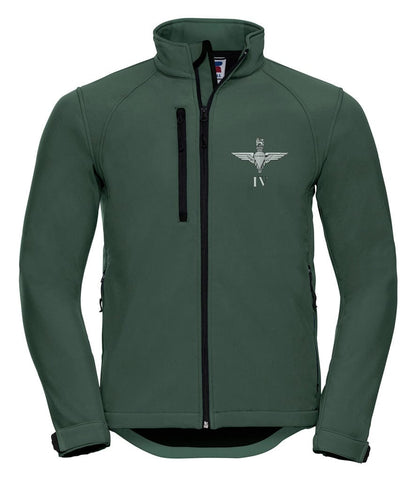 Parachute Regiment 4 PARA Embroidered 3 Layer Softshell Jacket - Precision Military Emblems