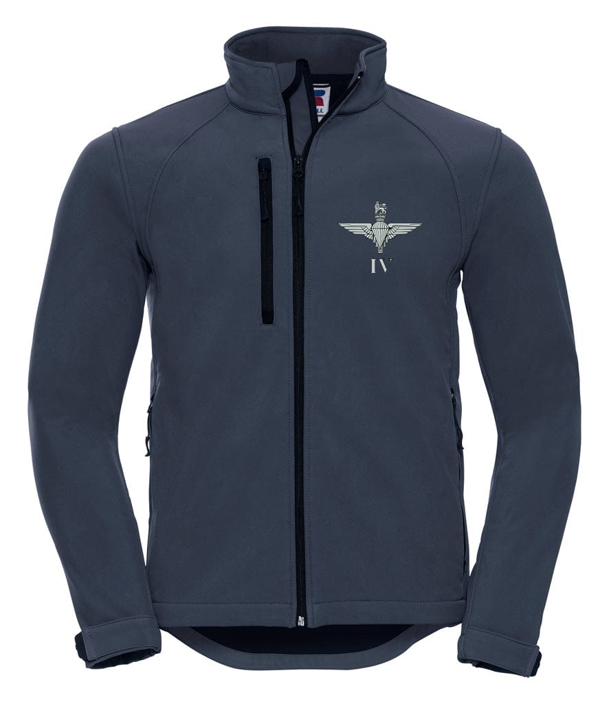 Parachute Regiment 4 PARA Embroidered 3 Layer Softshell Jacket - Precision Military Emblems