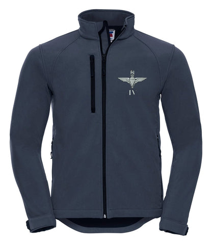Parachute Regiment 4 PARA Embroidered 3 Layer Softshell Jacket - Precision Military Emblems