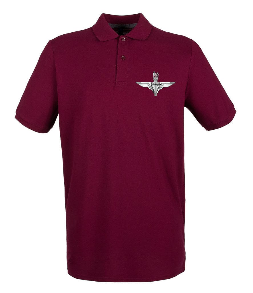 Parachute Regiment Embroidered Pique Polo Shirt - Precision Military Emblems