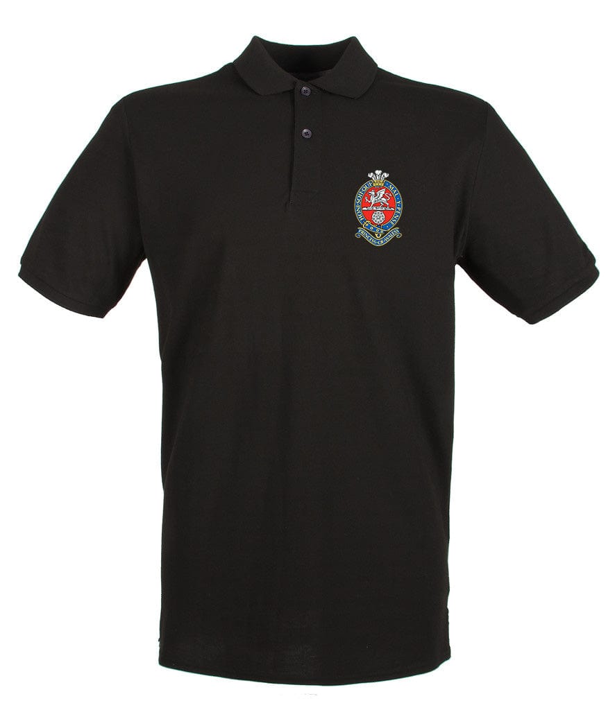 Princess of Wales' Royal Regiment Embroidered Pique Polo Shirt - Precision Military Emblems