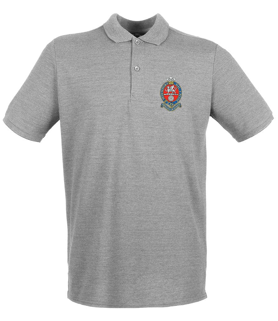 Princess of Wales' Royal Regiment Embroidered Pique Polo Shirt - Precision Military Emblems