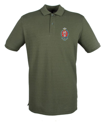 Princess of Wales' Royal Regiment Embroidered Pique Polo Shirt - Precision Military Emblems