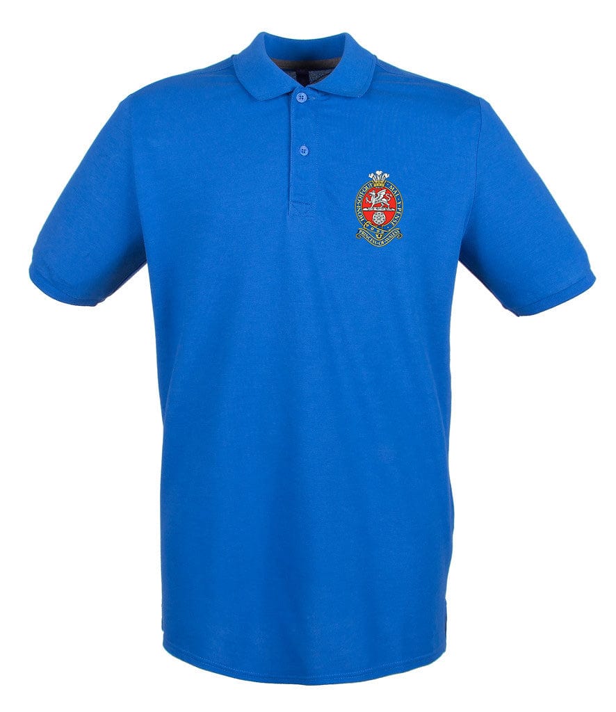 Princess of Wales' Royal Regiment Embroidered Pique Polo Shirt - Precision Military Emblems