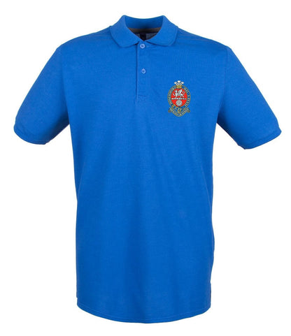 Princess of Wales' Royal Regiment Embroidered Pique Polo Shirt - Precision Military Emblems