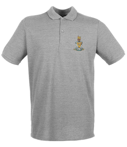 Queen's Royal Hussars Embroidered Pique Polo Shirt - Precision Military Emblems