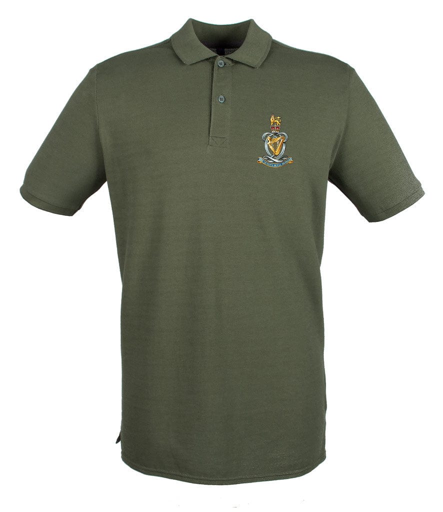 Queen's Royal Hussars Embroidered Pique Polo Shirt - Precision Military Emblems
