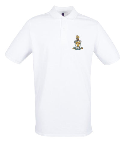 Queen's Royal Hussars Embroidered Pique Polo Shirt - Precision Military Emblems