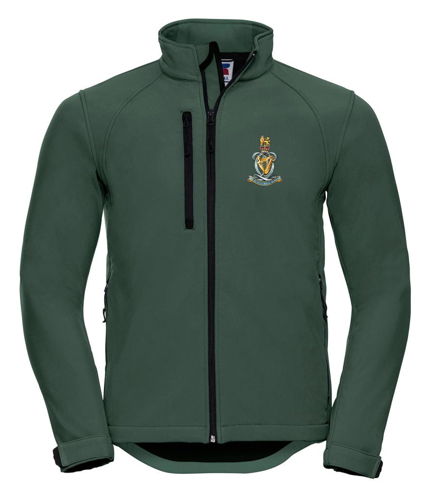 Queen's Royal Hussars Embroidered 3 Layer Softshell Jacket - Precision Military Emblems