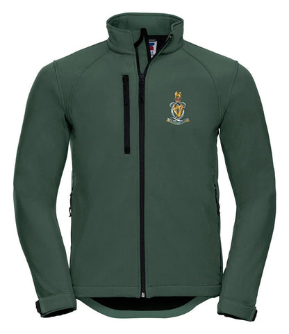 Queen's Royal Hussars Embroidered 3 Layer Softshell Jacket - Precision Military Emblems