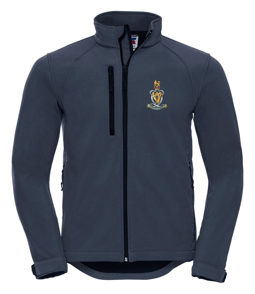 Queen's Royal Hussars Embroidered 3 Layer Softshell Jacket - Precision Military Emblems