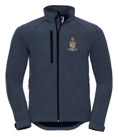 Queen's Royal Hussars Embroidered 3 Layer Softshell Jacket - Precision Military Emblems