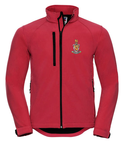 Queen's Royal Hussars Embroidered 3 Layer Softshell Jacket - Precision Military Emblems