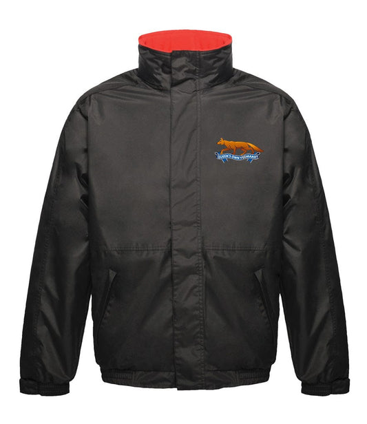 Queen's Own Yeomanry Embroidered Regatta Waterproof Insulated Jacket - Precision Military Emblems