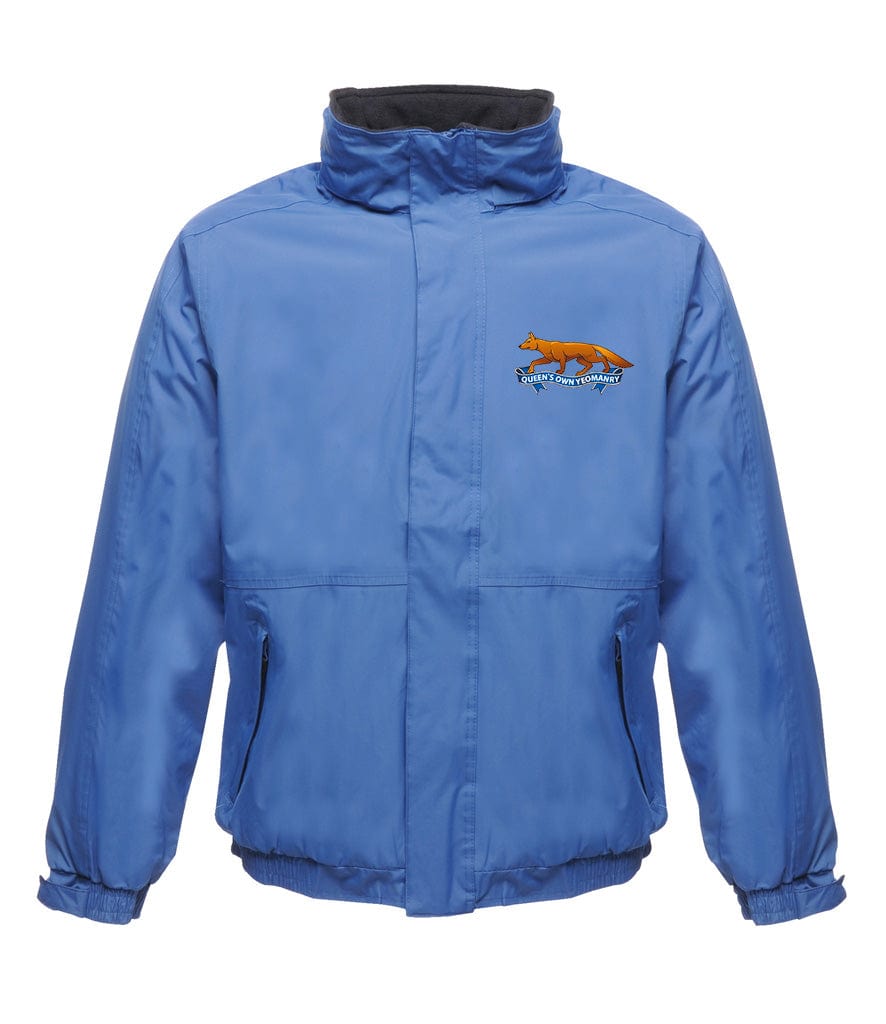 Queen's Own Yeomanry Embroidered Regatta Waterproof Insulated Jacket - Precision Military Emblems