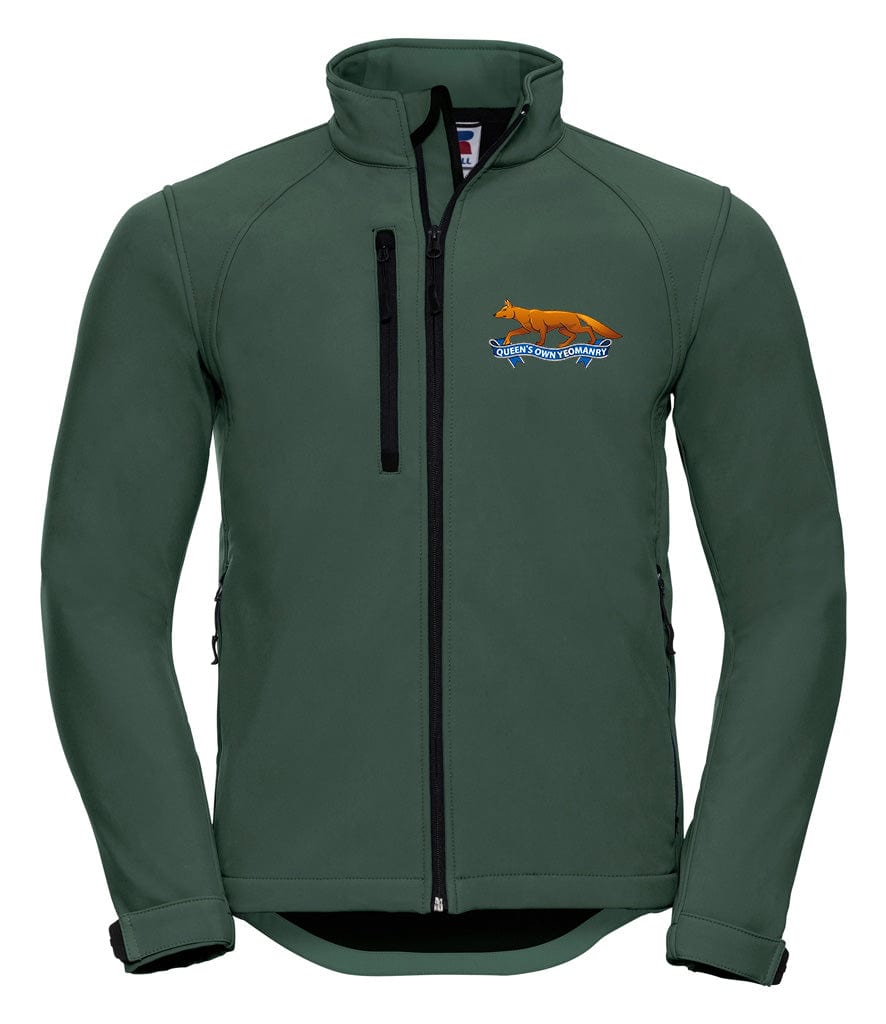Queen's Own Yeomanry Embroidered 3 Layer Softshell Jacket - Precision Military Emblems