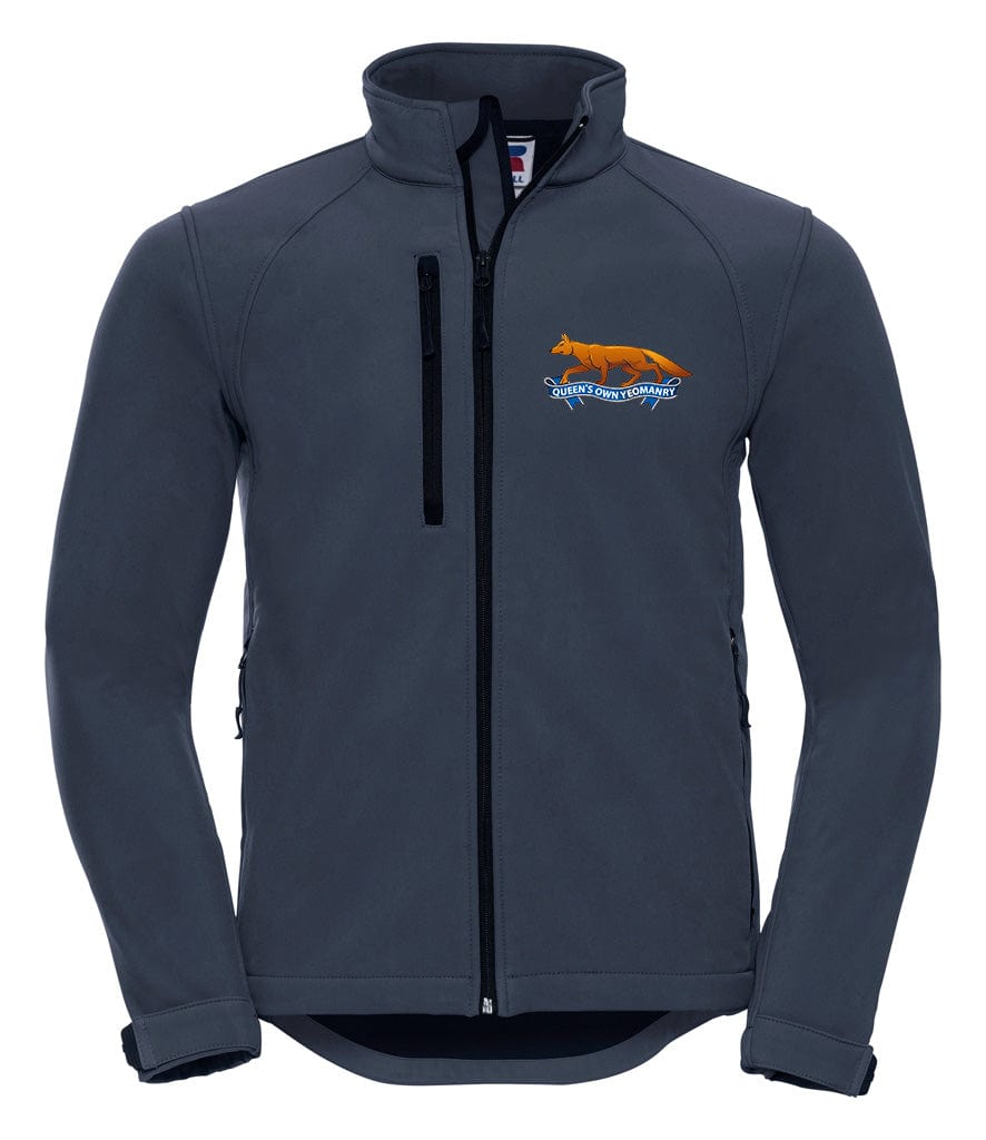 Queen's Own Yeomanry Embroidered 3 Layer Softshell Jacket - Precision Military Emblems