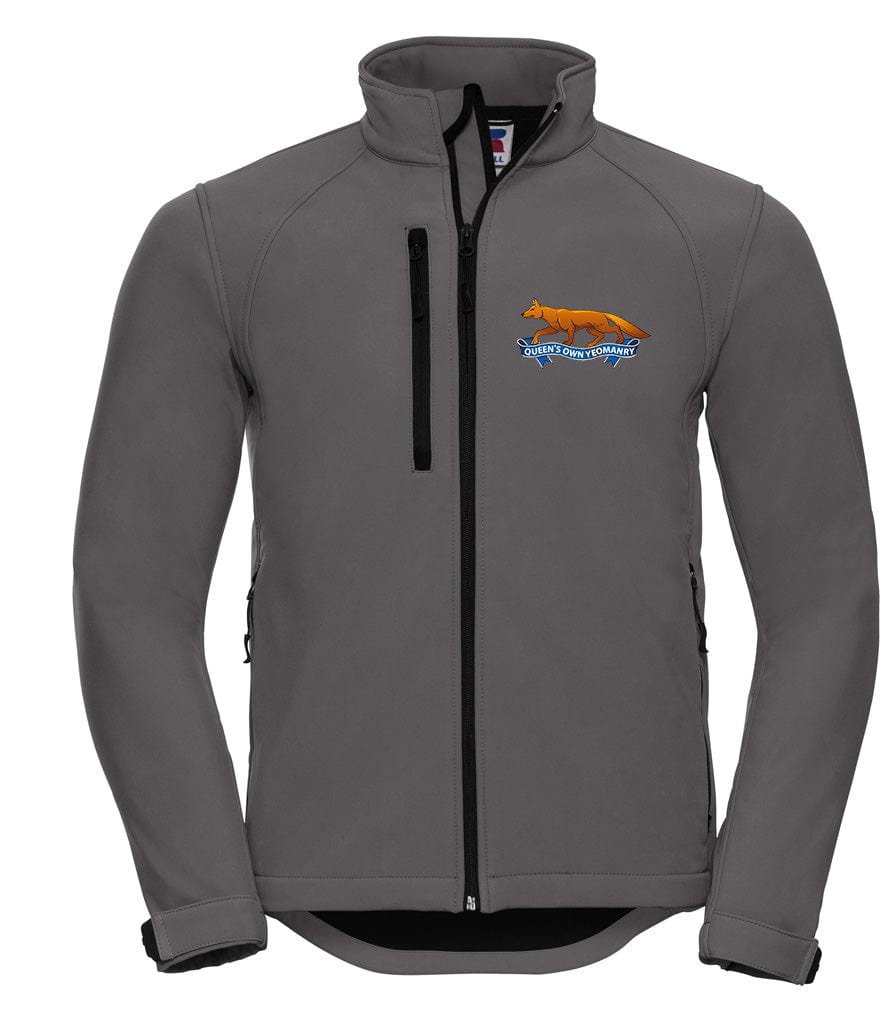 Queen's Own Yeomanry Embroidered 3 Layer Softshell Jacket - Precision Military Emblems
