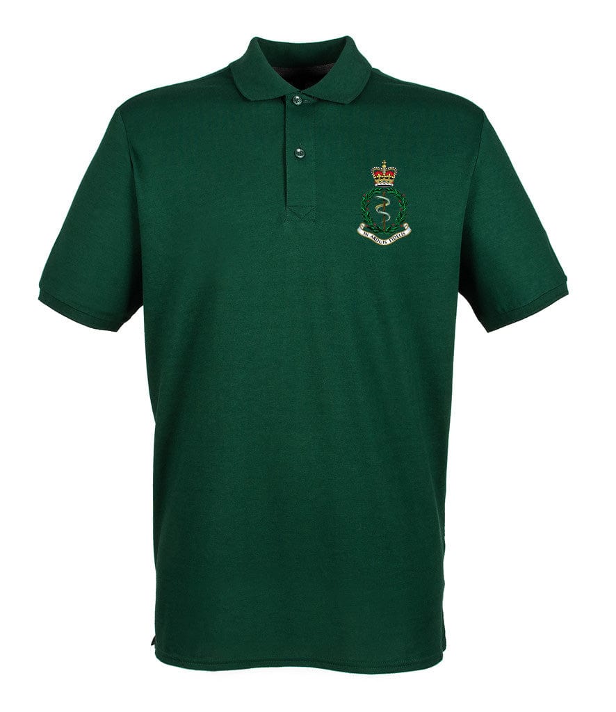 Royal Army Medical Corps Embroidered Pique Polo Shirt - Precision Military Emblems