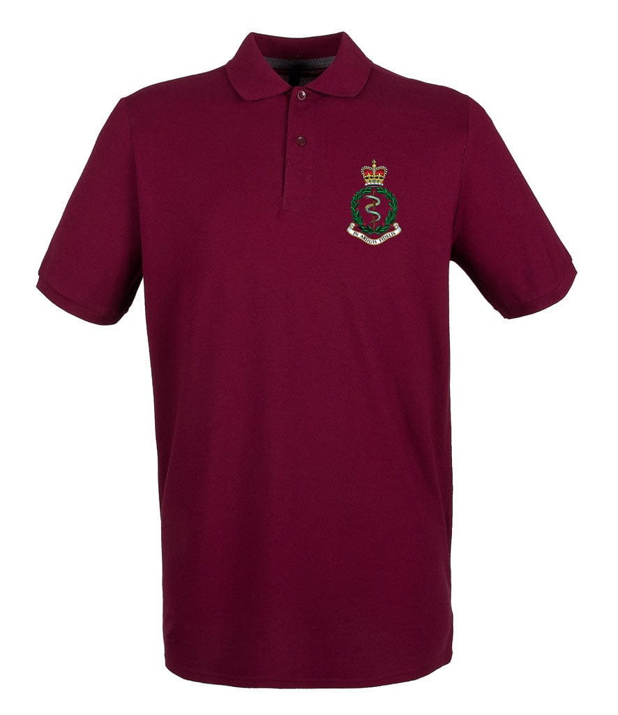 Royal Army Medical Corps Embroidered Pique Polo Shirt - Precision Military Emblems