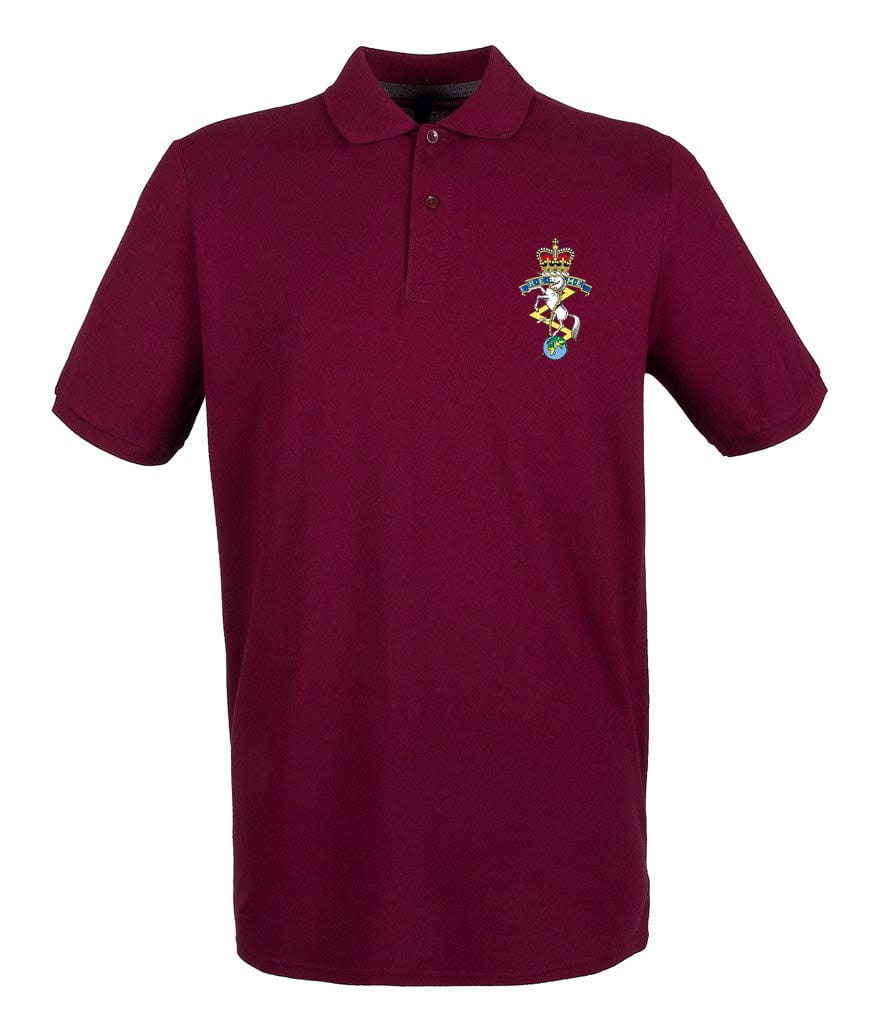 Royal Electrical and Mechanical Engineers Embroidered Pique Polo Shirt - Precision Military Emblems